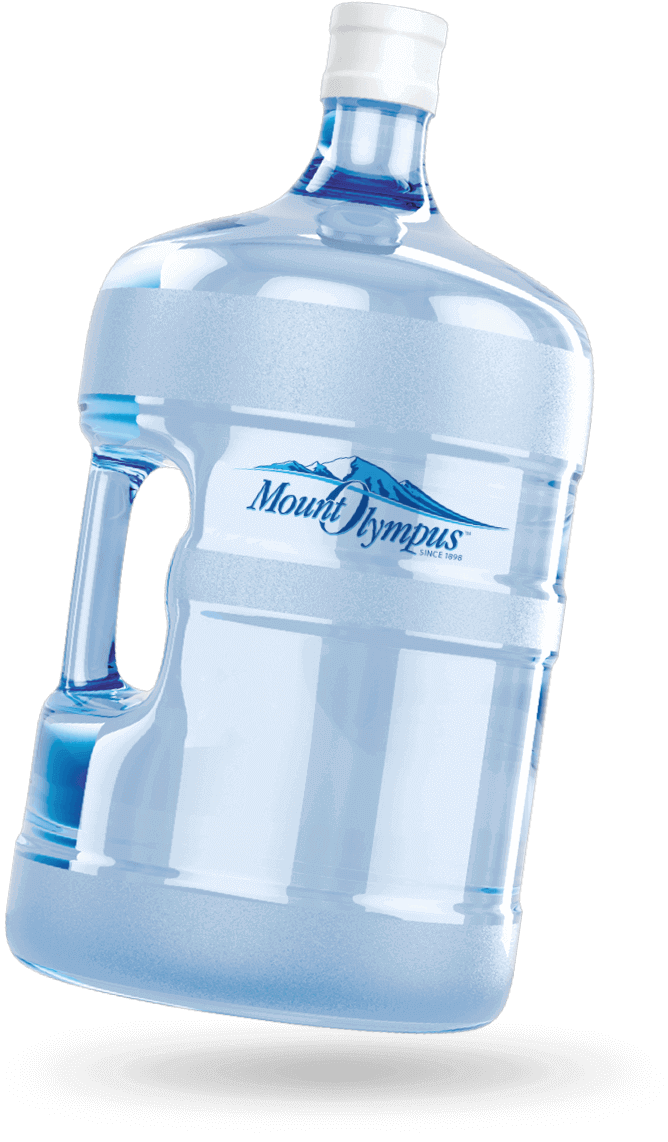 Mount Olympus 5-gallon bottled water.