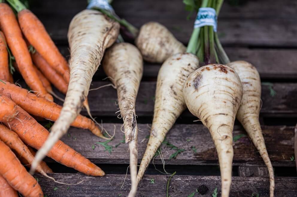 Parsnips and carrots