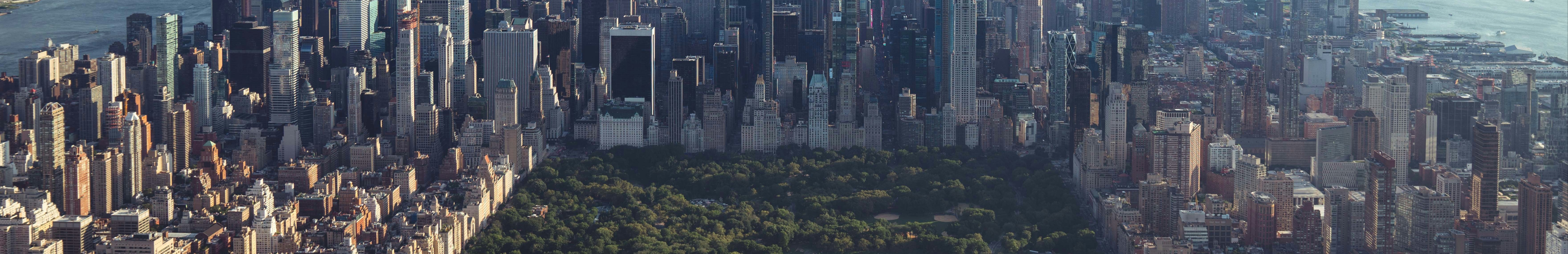 Vue aérienne de Central Parc à New York.