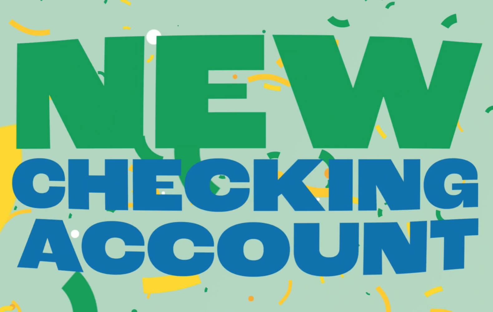 new checking account