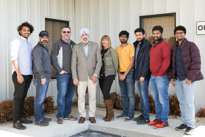 University of Tennessee engineering students visiting Clayton Home Building Facility
