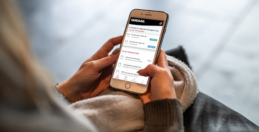 Avans One applicatie op iPhone
