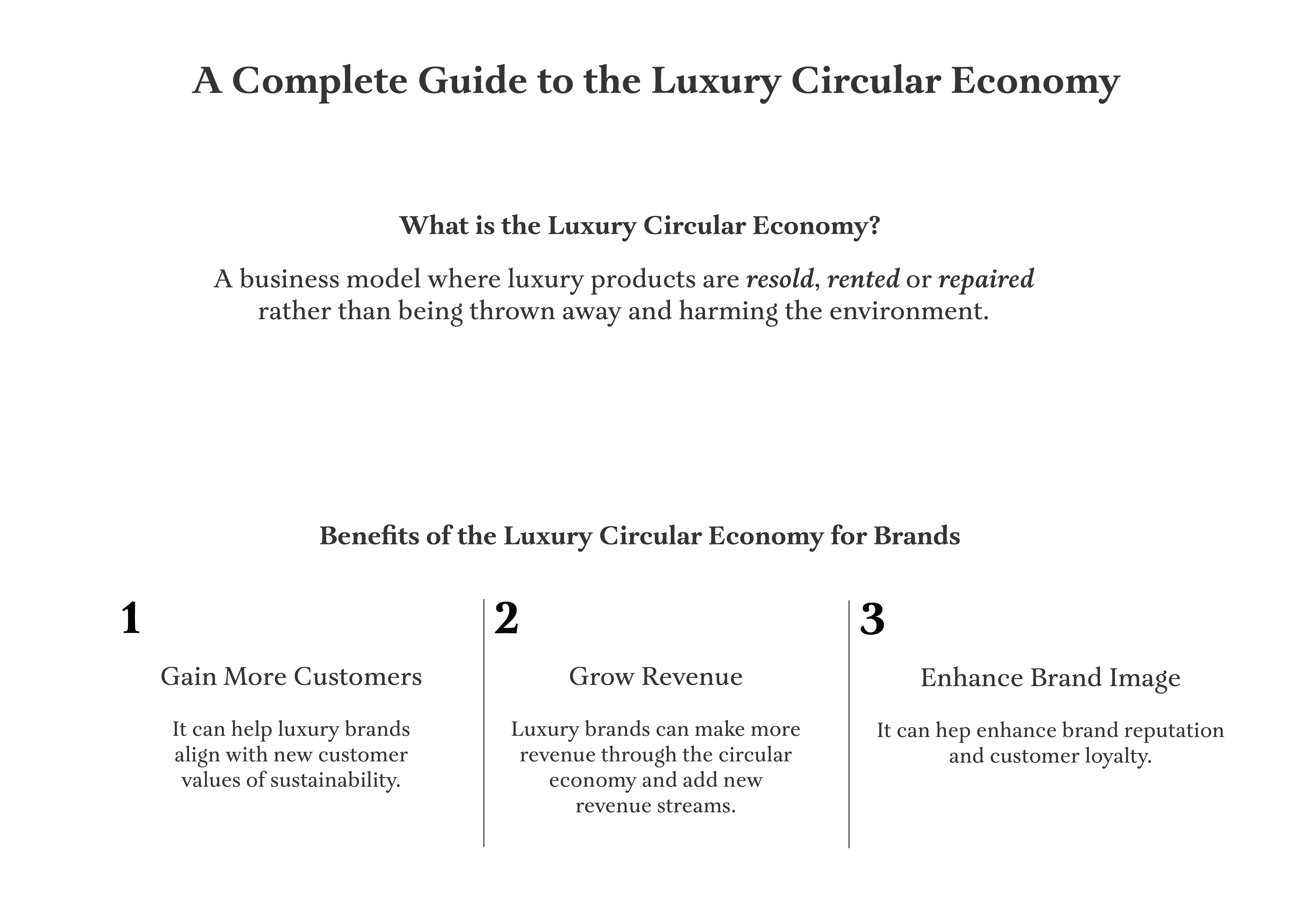 what is luxury circular economy