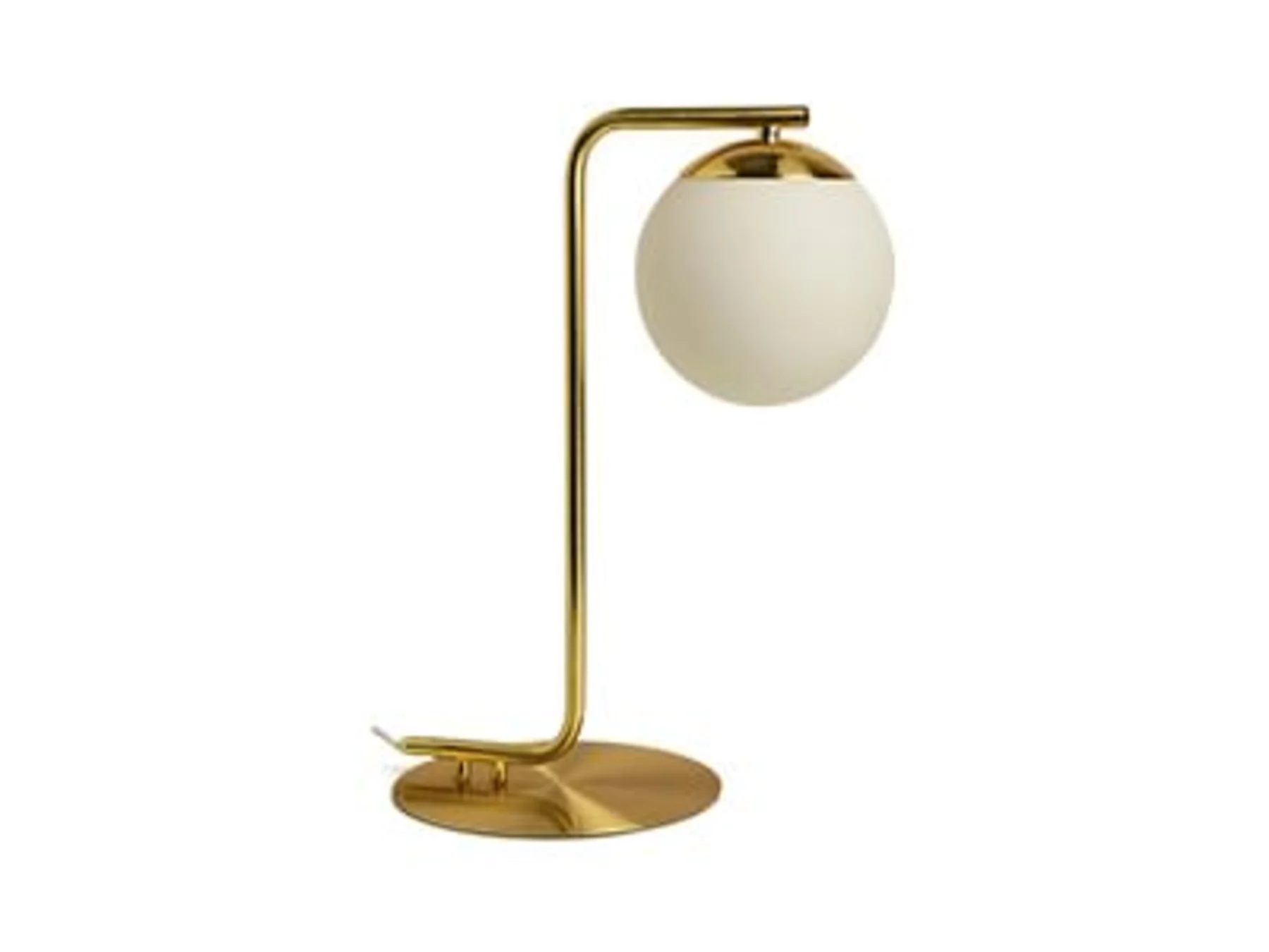 Brass Globe Table Lamp