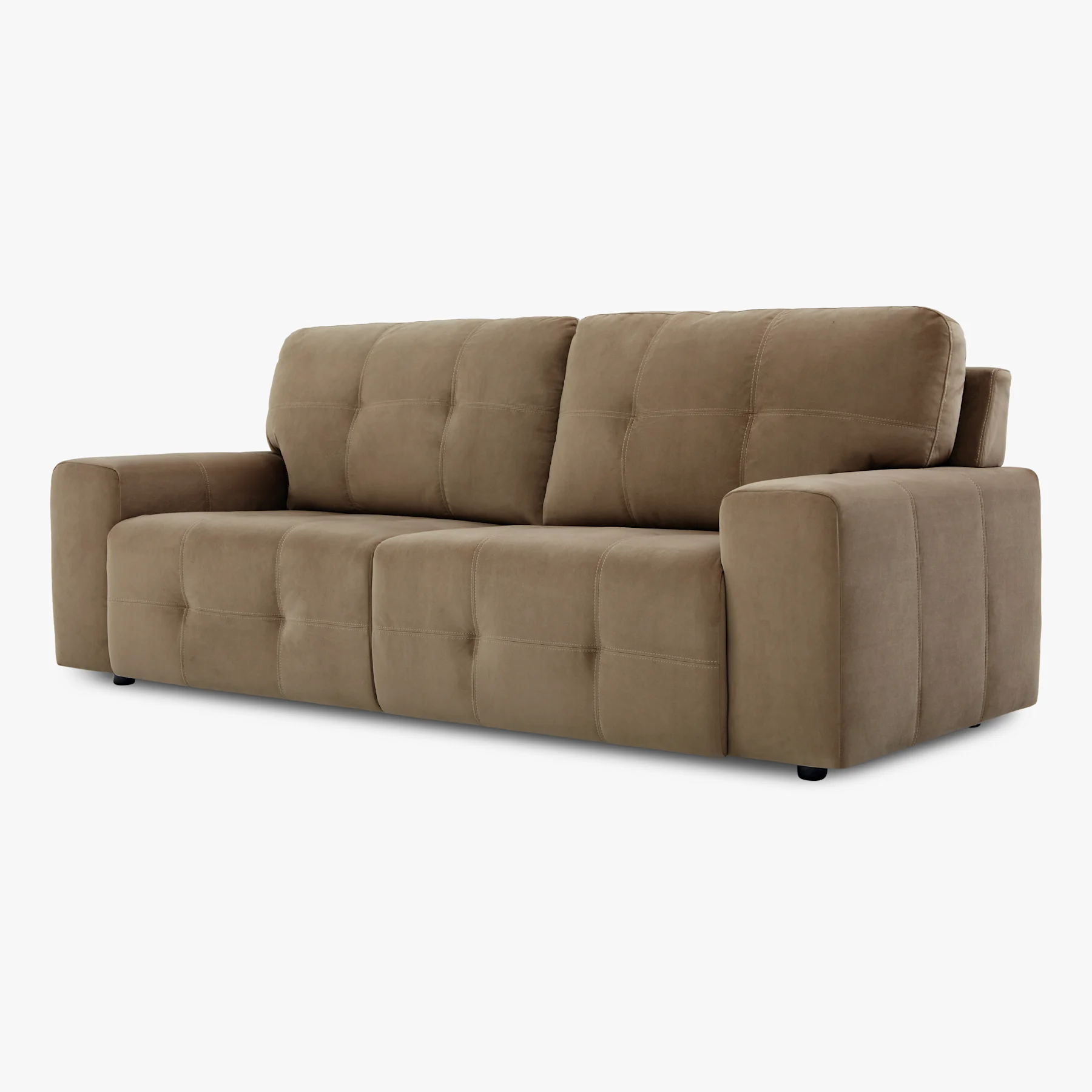 Orlando 3 Seater Sofa, Beige Classic Velvet