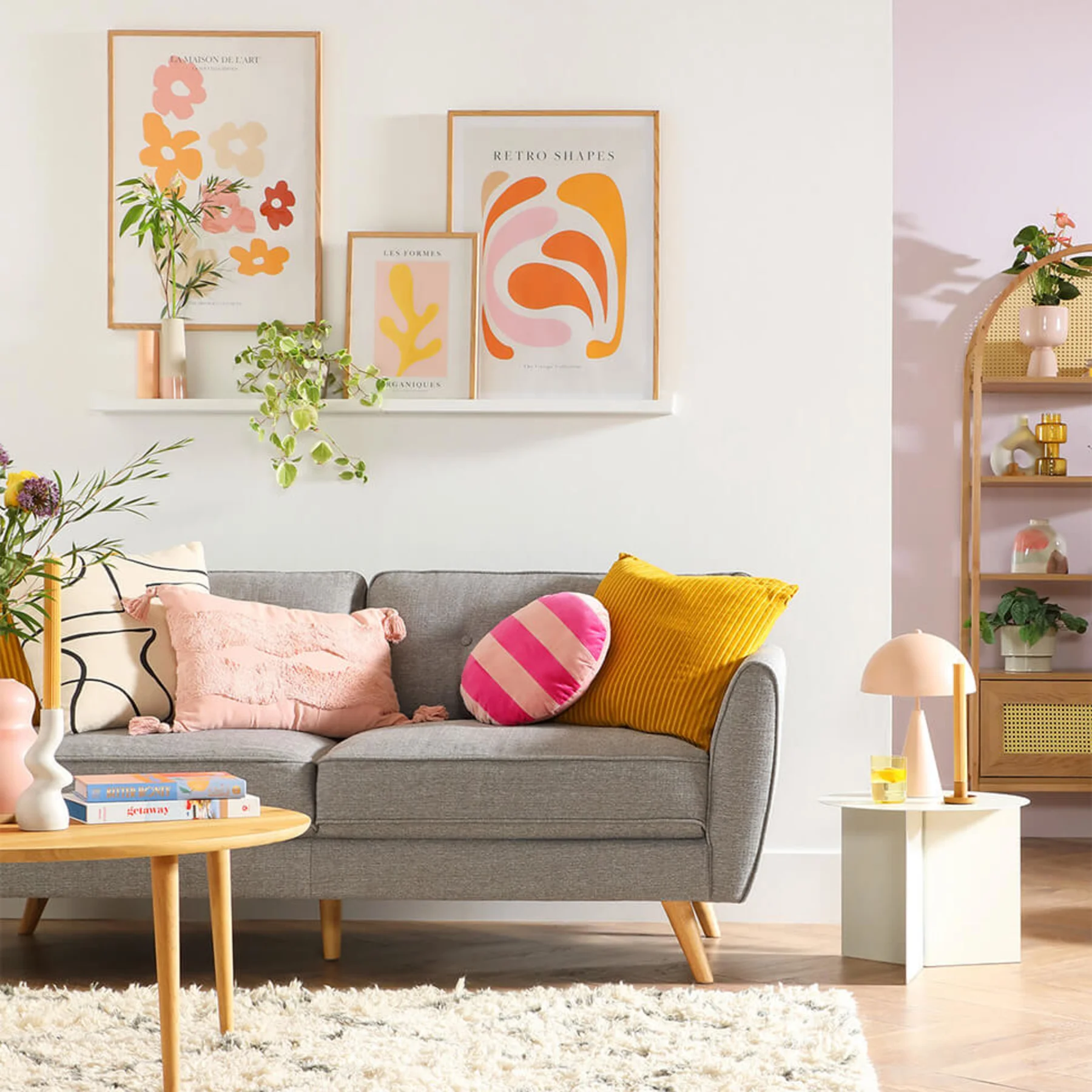 8 Ways To Use Dopamine Décor To Boost Your Happiness At Home > Harlow 3 Seater Sofa