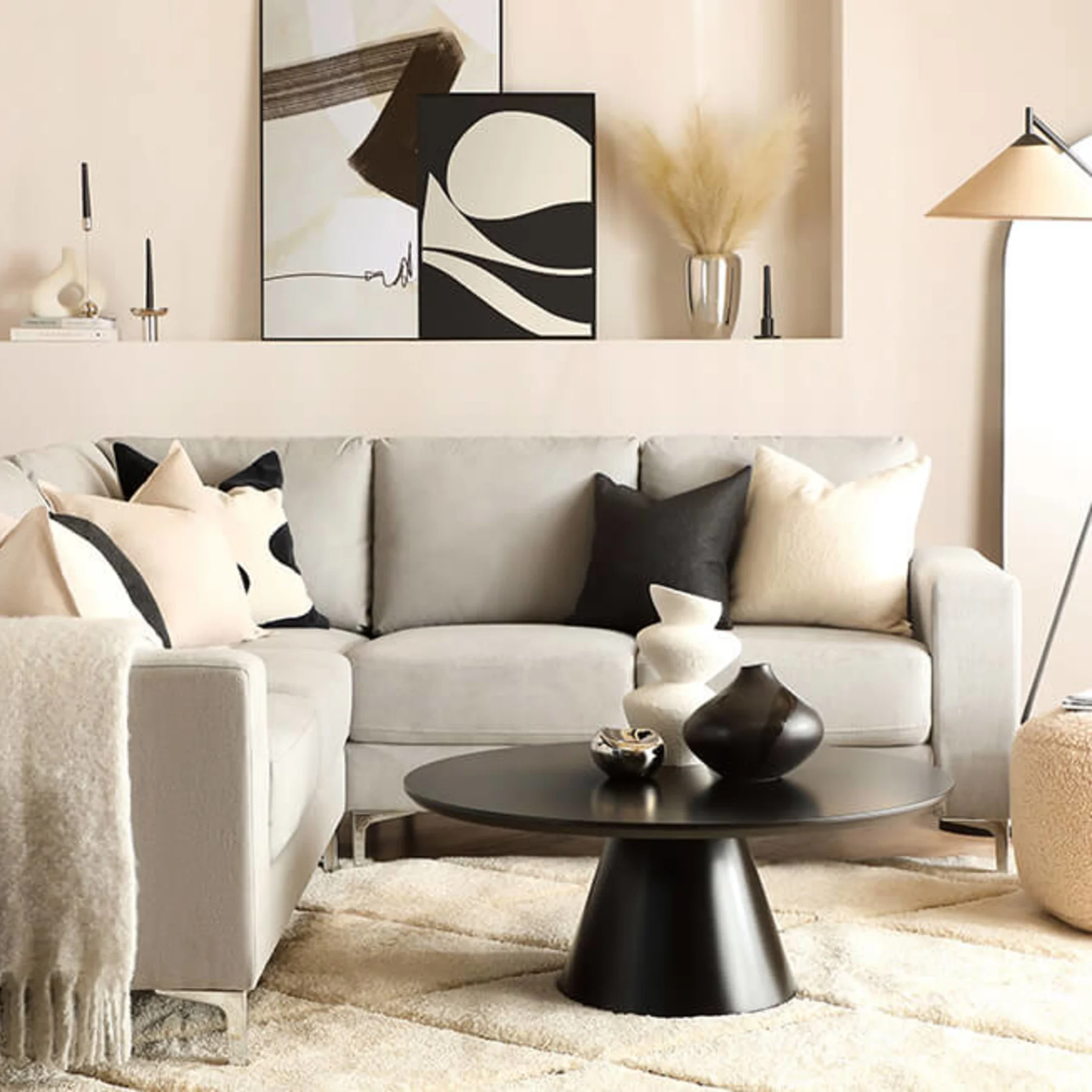 Retro and timeless: How to style a mid-century modern living room > Baltimore Corner Sofa