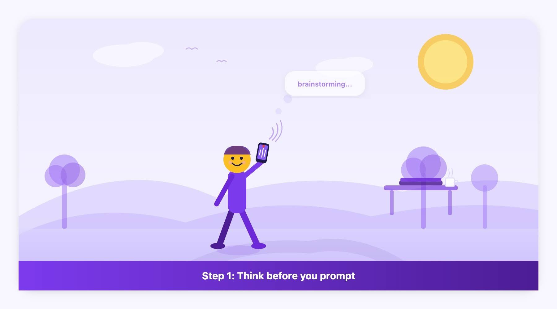 Step 1 Think Before You Prompt