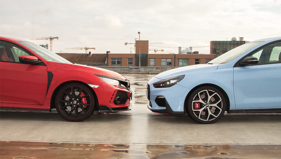 Vergleichs-Test: Civic Type R vs i30 N Performance