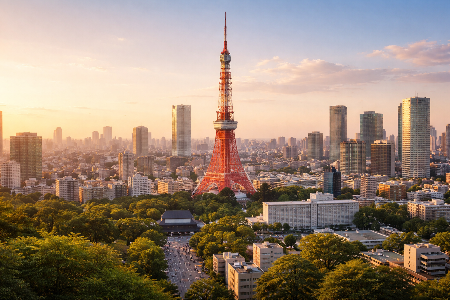 Tokyo Tower at Sunset