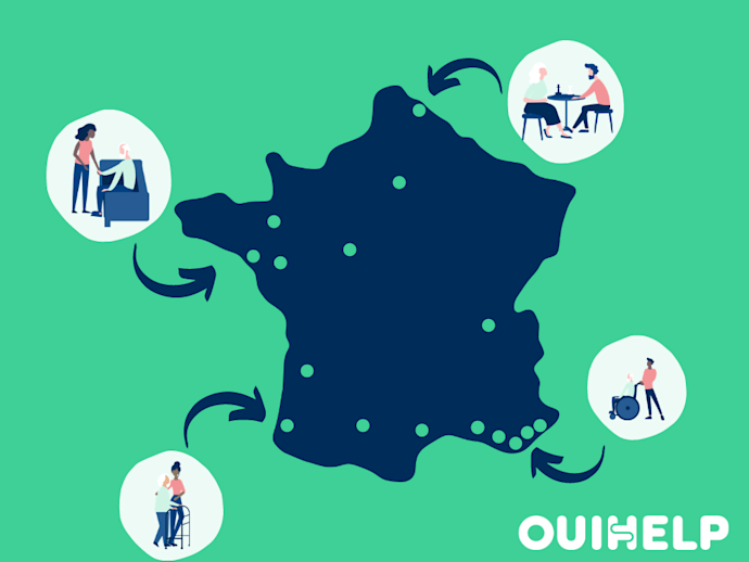 Carte agences ouihelp