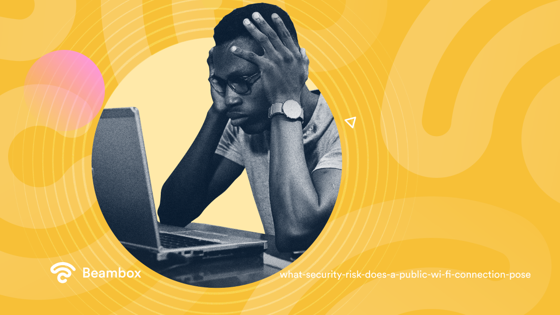 what security risk does a public wi-fi connection pose