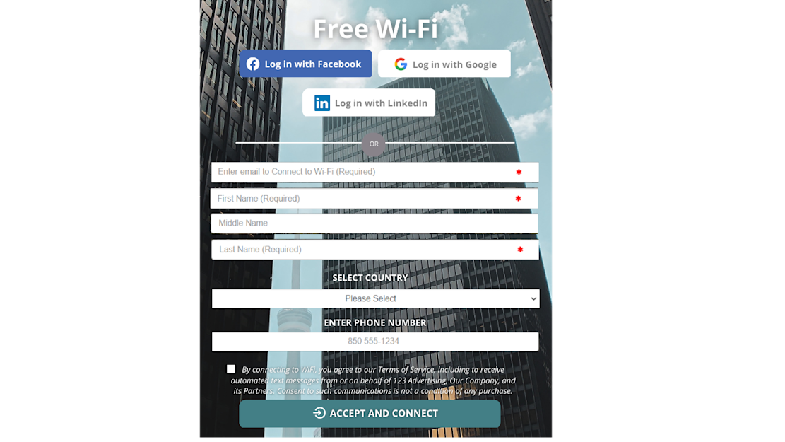 Free Wifi