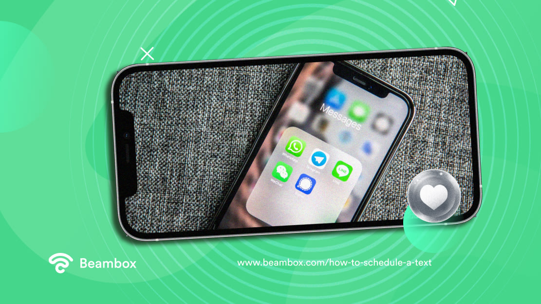 how to schedule a text 3