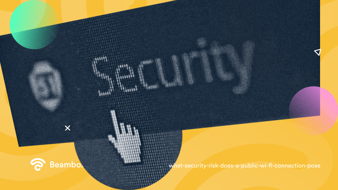 what security risk does a public wi-fi connection pose