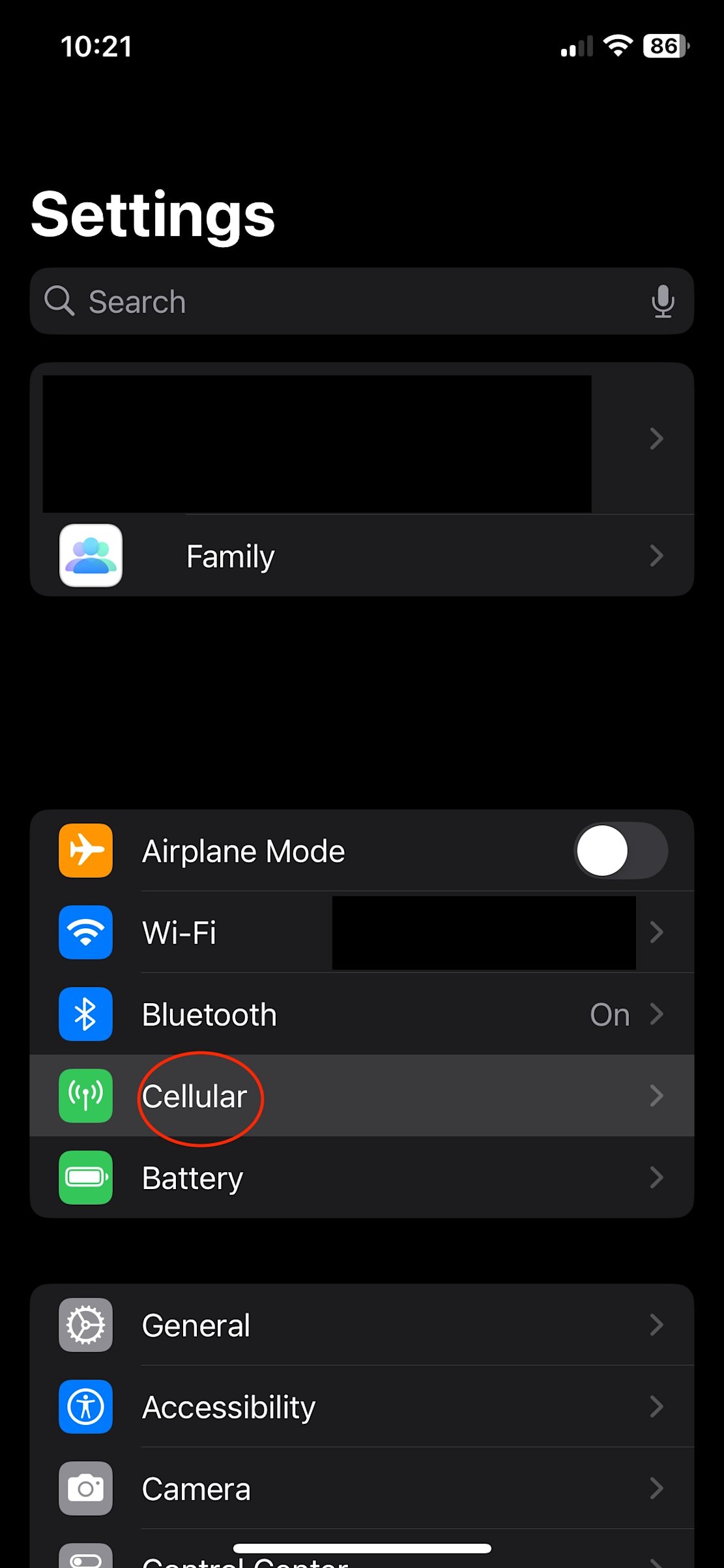 iPhone HotSpot Screenshot 2