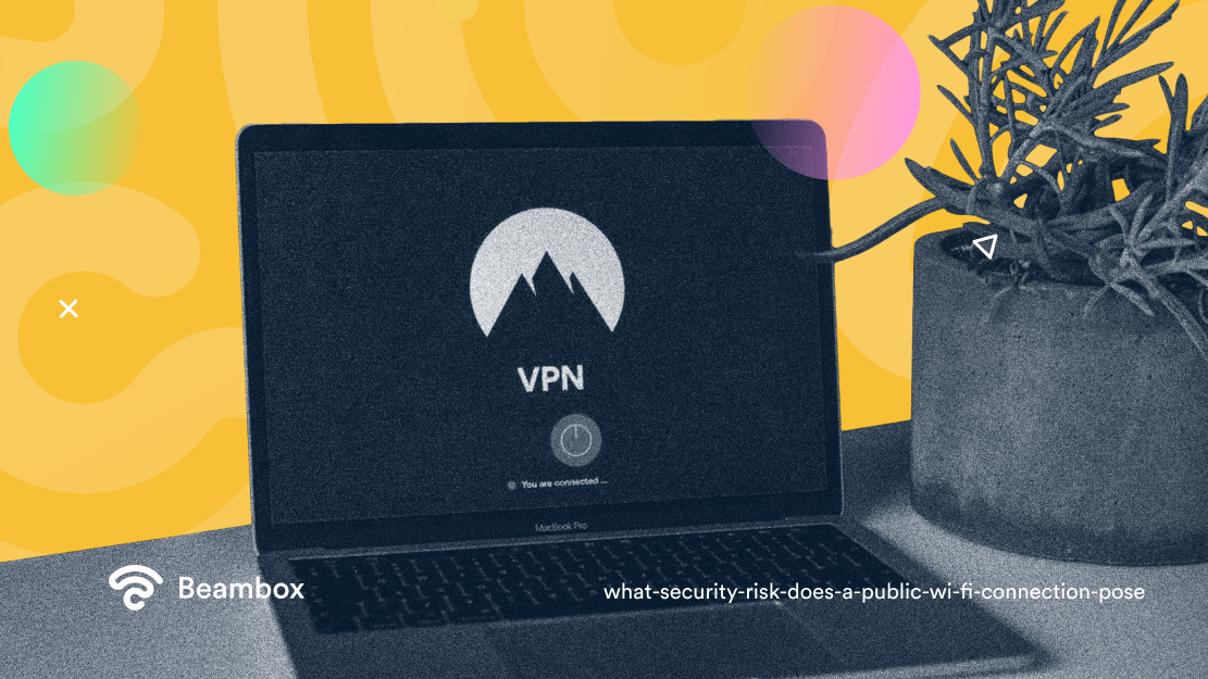 what security risk does a public wi-fi connection pose