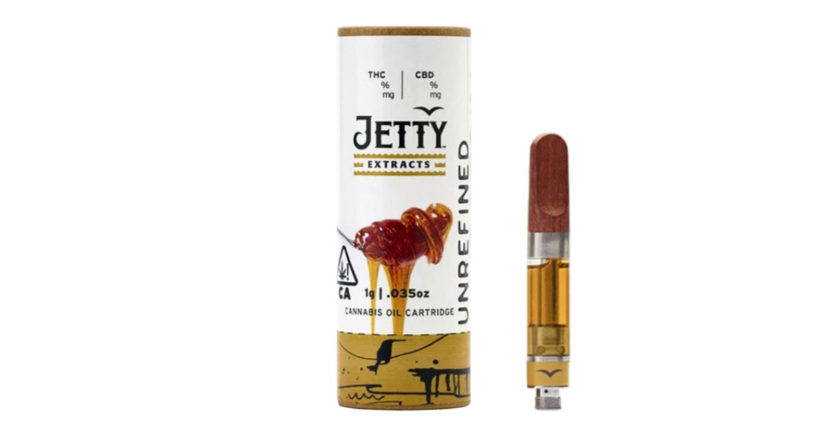 Jetty Extracts Unrefined Trainwreck Cartridge