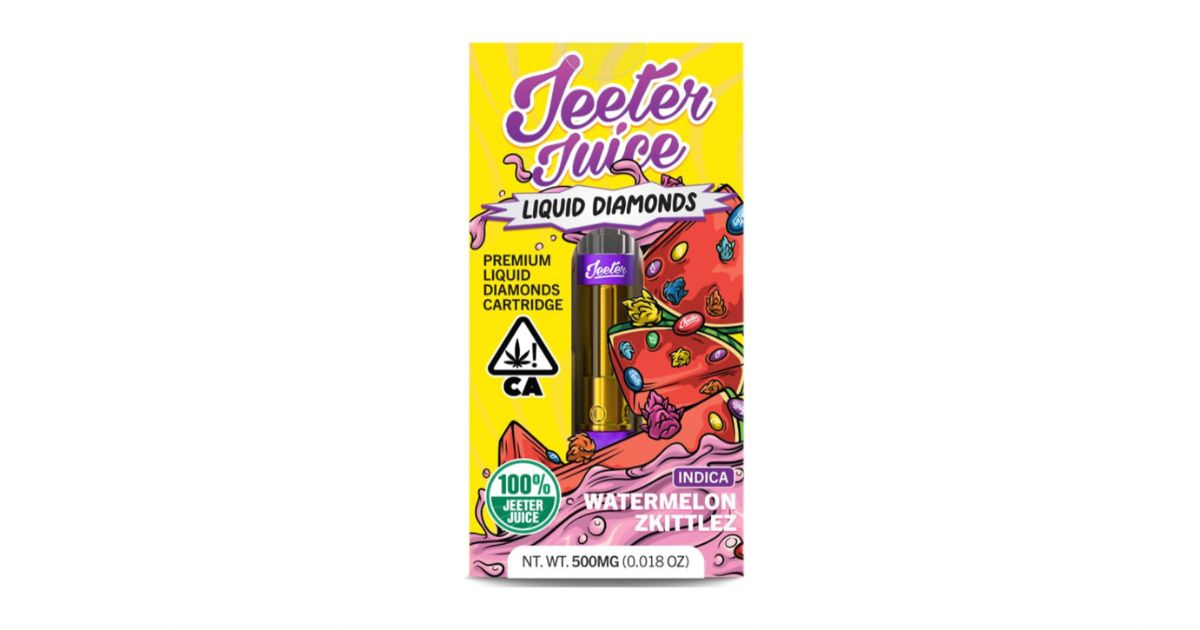 Jeeter Watermelon Zkittlez Liquid Diamonds Cartridge