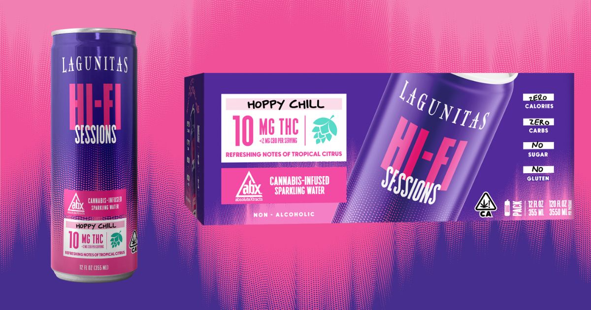 Hifi Sessions Hoppy Chill THC Beverage - Lagunitas/ ABX