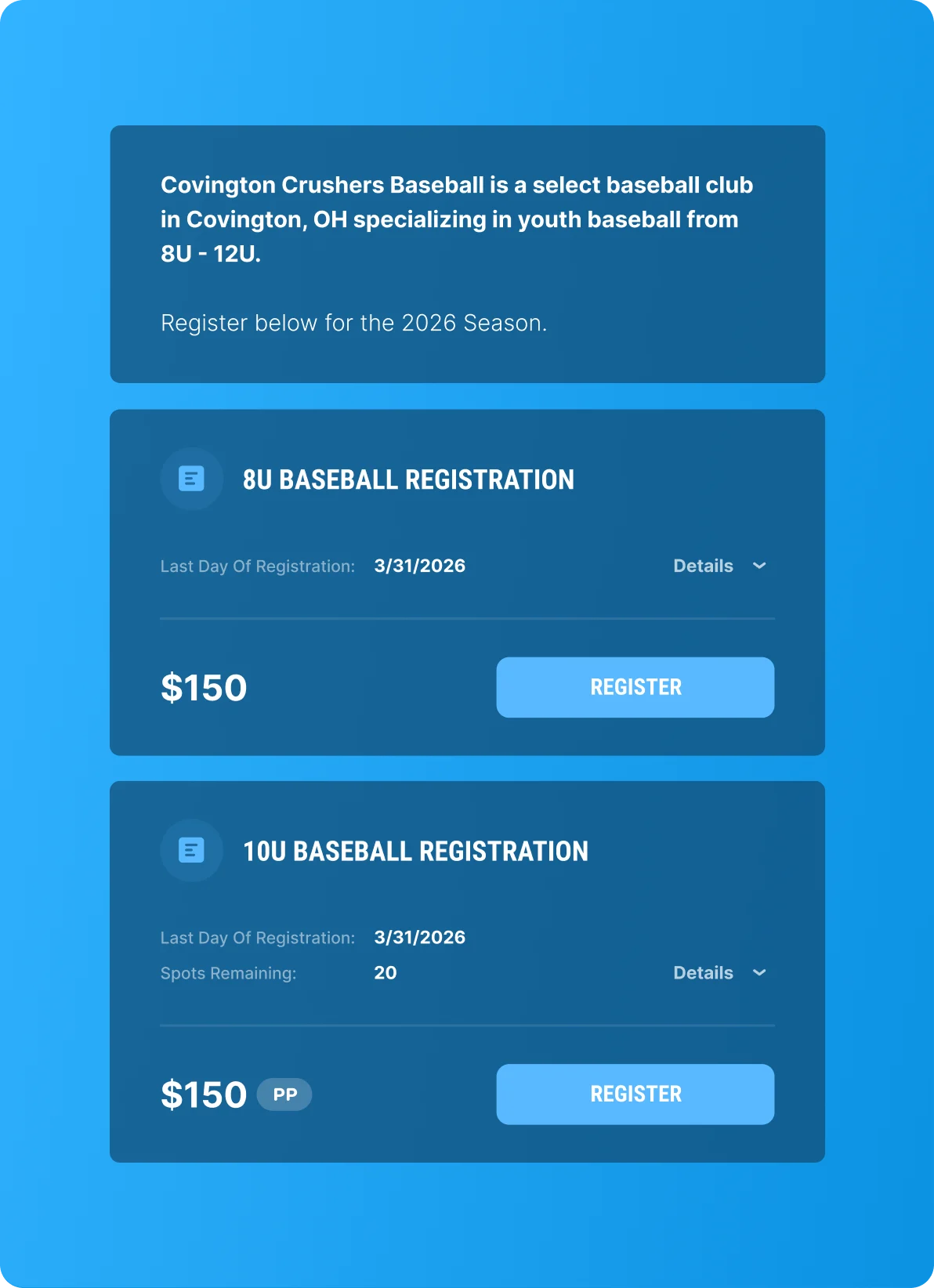 One solution for coaches, players, and parents