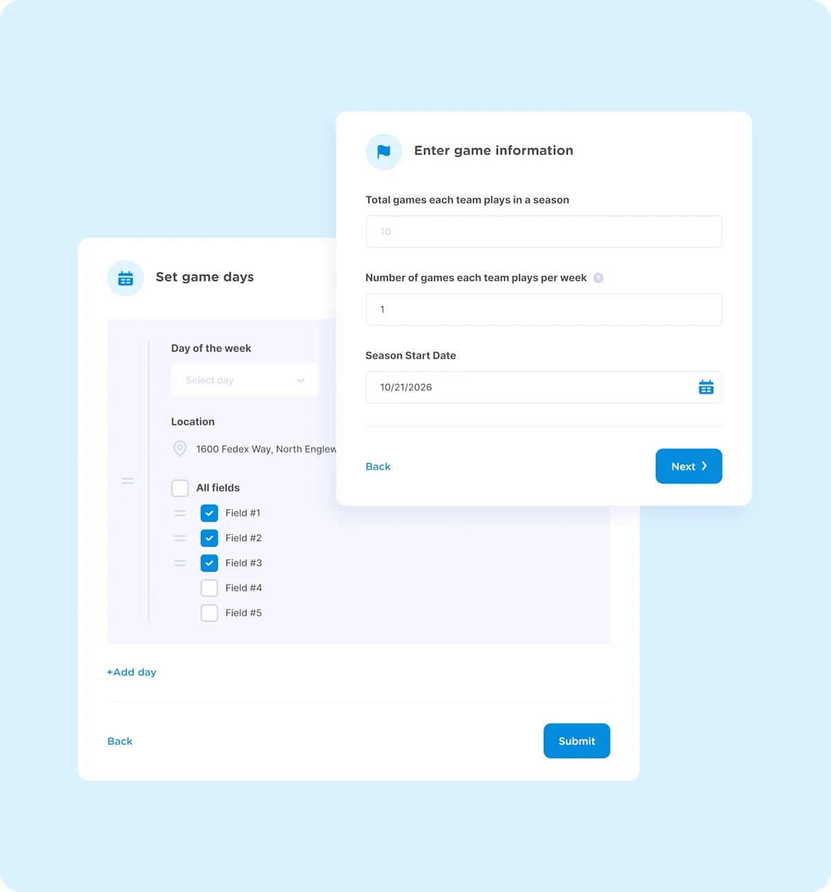 How the schedule generator works