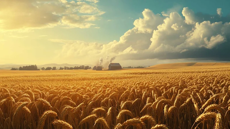 Wheat fields