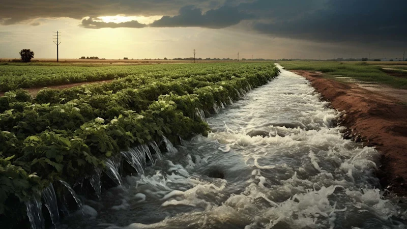 Filter irrigation runoff