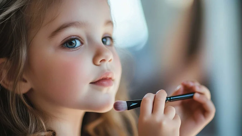 Child makeup asbestos