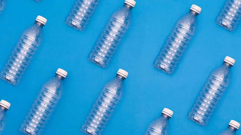 Recyclable plastic bottles