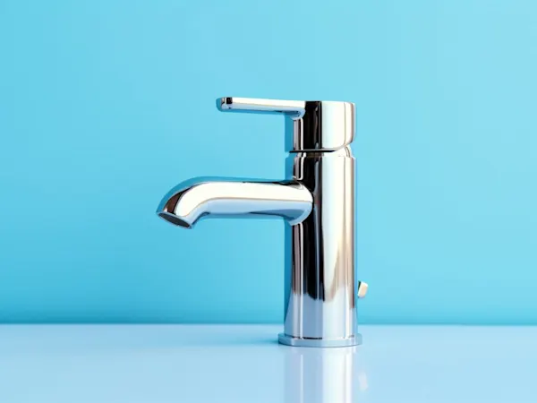 Chrome-plated tap