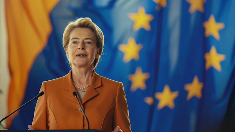 Ursula von der Leyen speaking