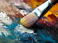 Painting on a canvas