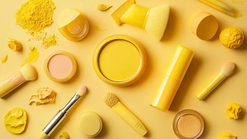Yellow cosmetics
