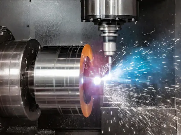 CNC machine with water