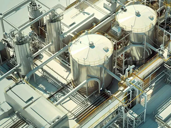 Chemical production plant