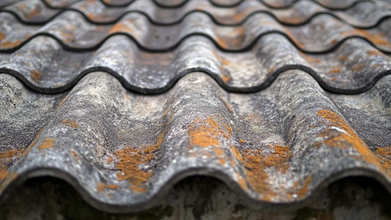 Asbestos roofing