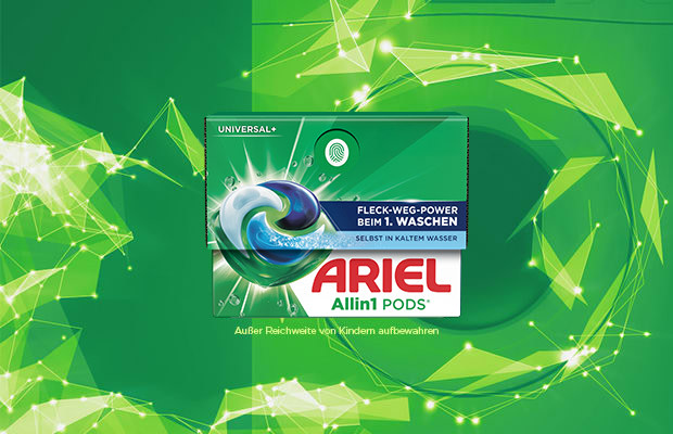 Ariel will Ihnen das Wäschewaschen erleichtern