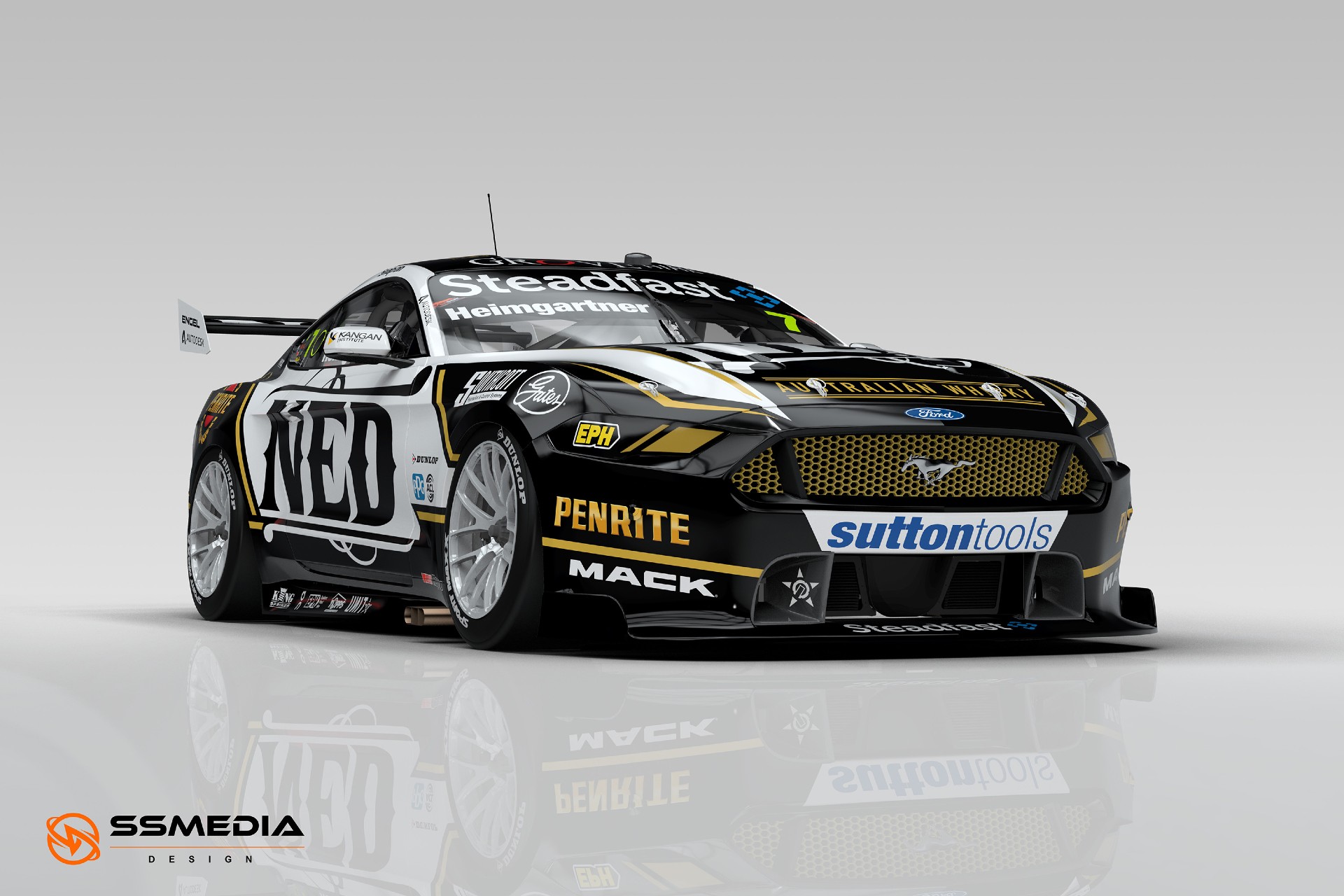 Kelly Grove Racing Reveals Gen3 Mustang Renders Supercars