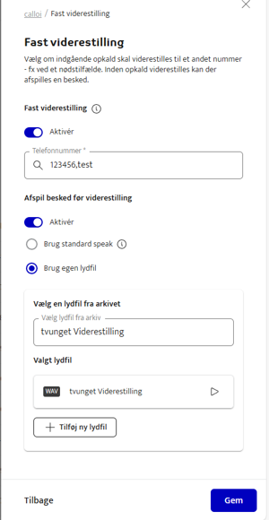Viderestilling på Callcenter Premium