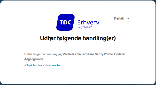 Aktivering af Cyber Alert