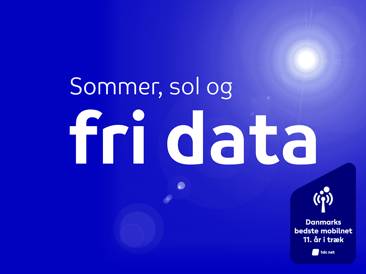 Fri data i Danmark indtil 31 august 2026