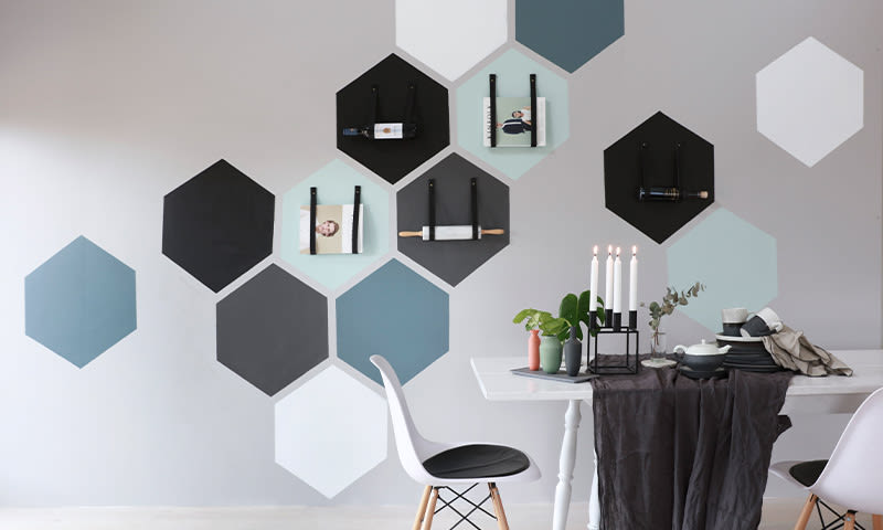 forestia walls2paint heksagon plater
