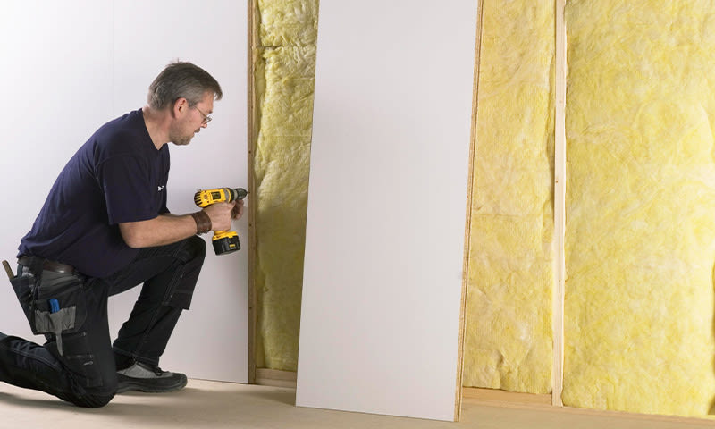 enkel montering av walls2paint veggplater