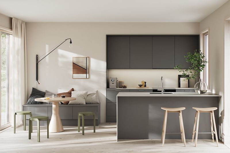 For at du skal kunne velge akkurat det kjøkkenet du ønsker kan Norema tilby deg et rikt utvalg sammensatte skap i Home Collection eller du kan gjøre litt av jobben selv og velge flatpakkede kjøkken-sortiment Basic Collection - valget et ditt!