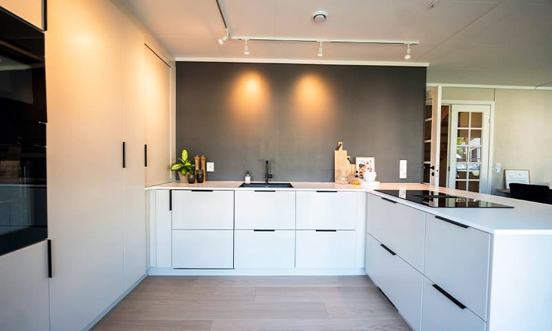 nytt kjøkken fra drømmekjøkkenet