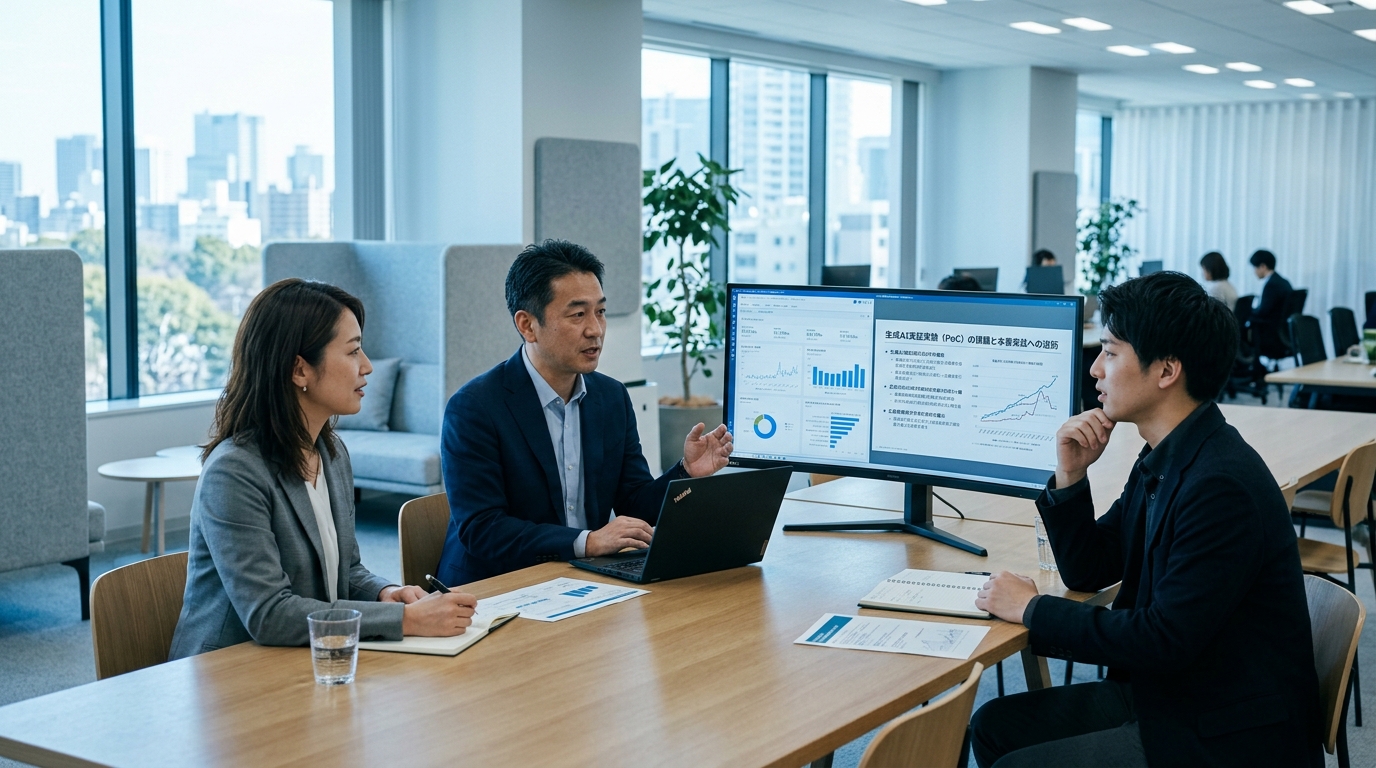 生成AI PoCが「物足りない」で止まる理由と、本番実装へ進める進め方