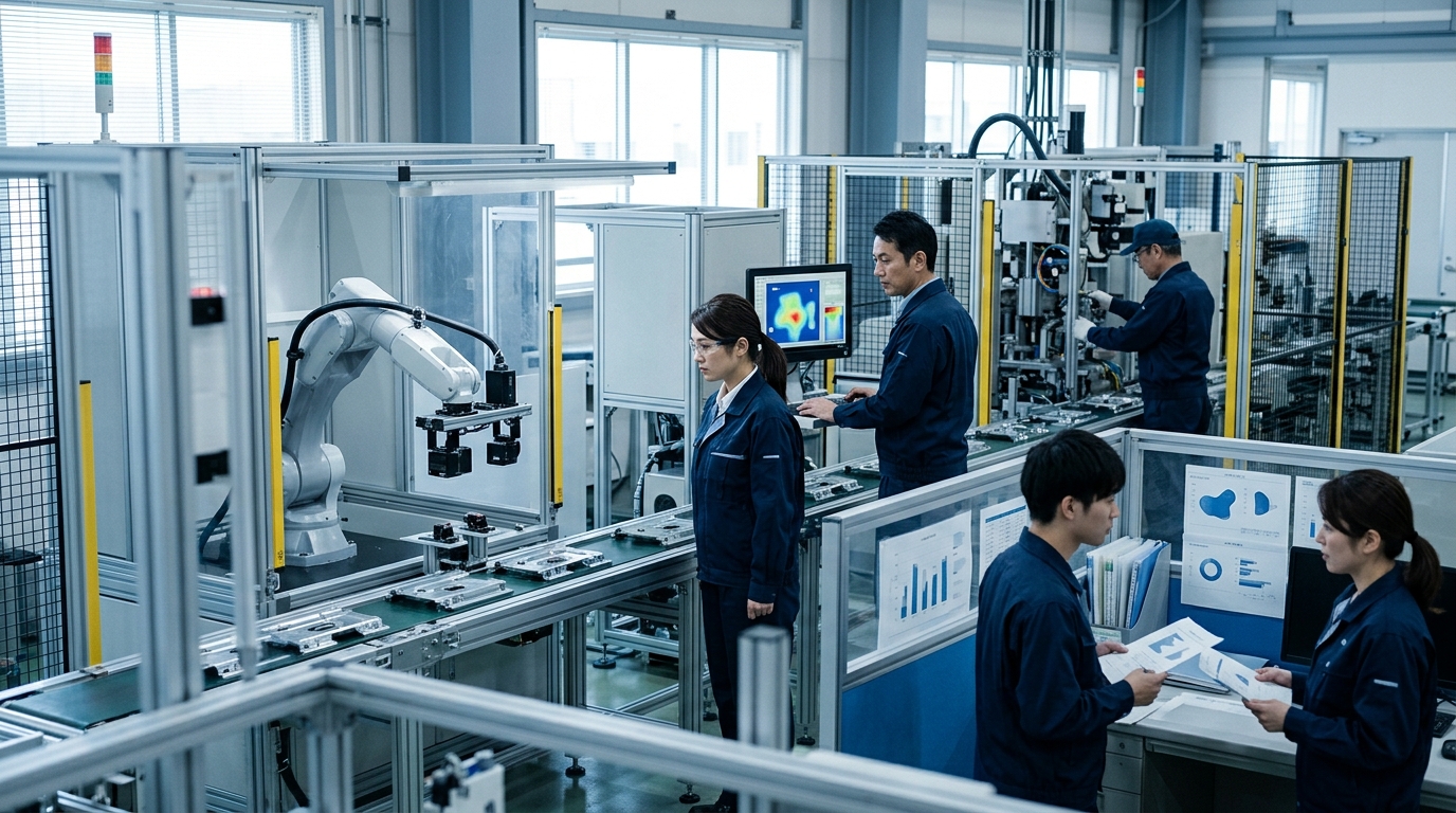 工場のAI活用|画像検査・予知保全・省人化を現場で回す