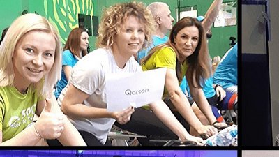 Qarson pomaga - charytatywny maraton indoor cycling
