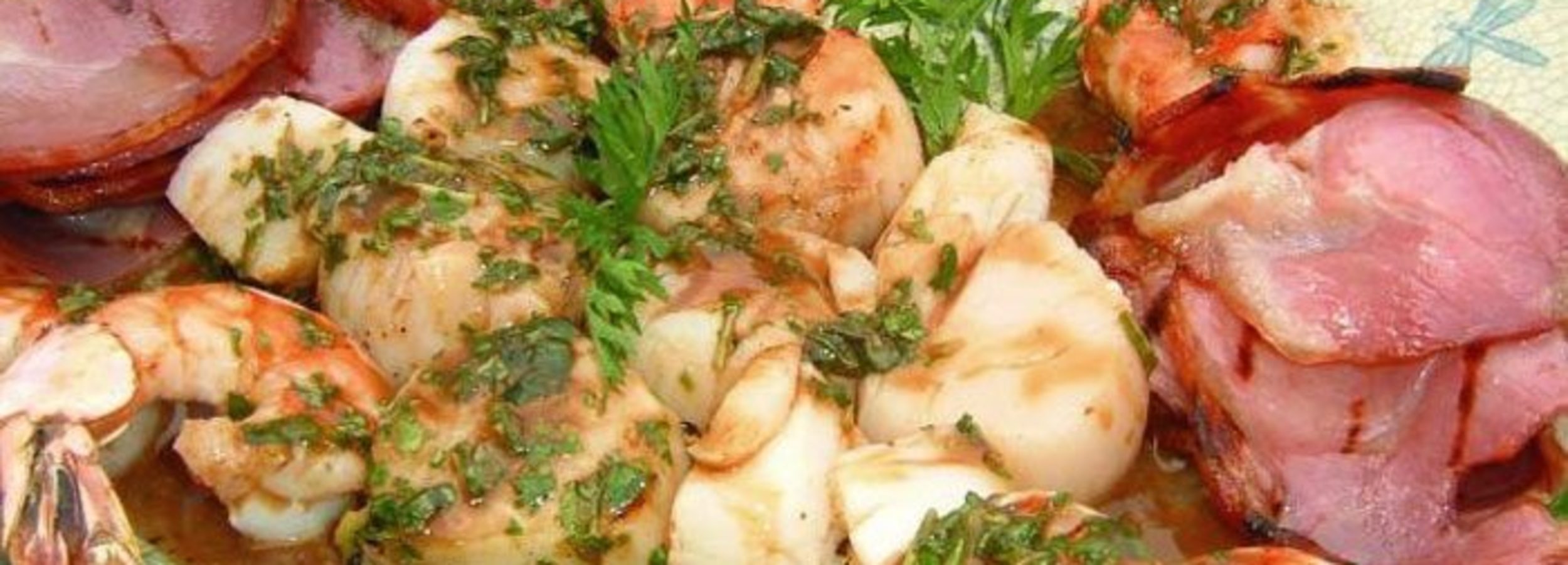 Seafood Antipasti with Lemon Basil Dressing